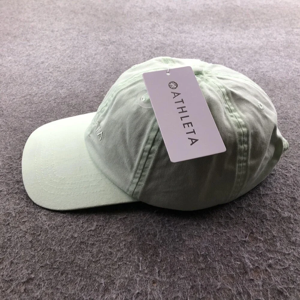 Athleta Hat Cap Baseball Strap Back Womens One Size Green Everyday UV Athletic
